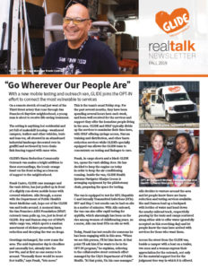 cover page of Fall 2019 Newsletter realtalk